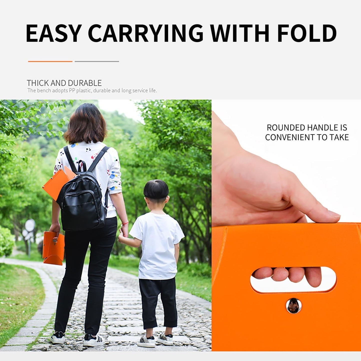 Plastic Folding Portable Camping Travel Stool