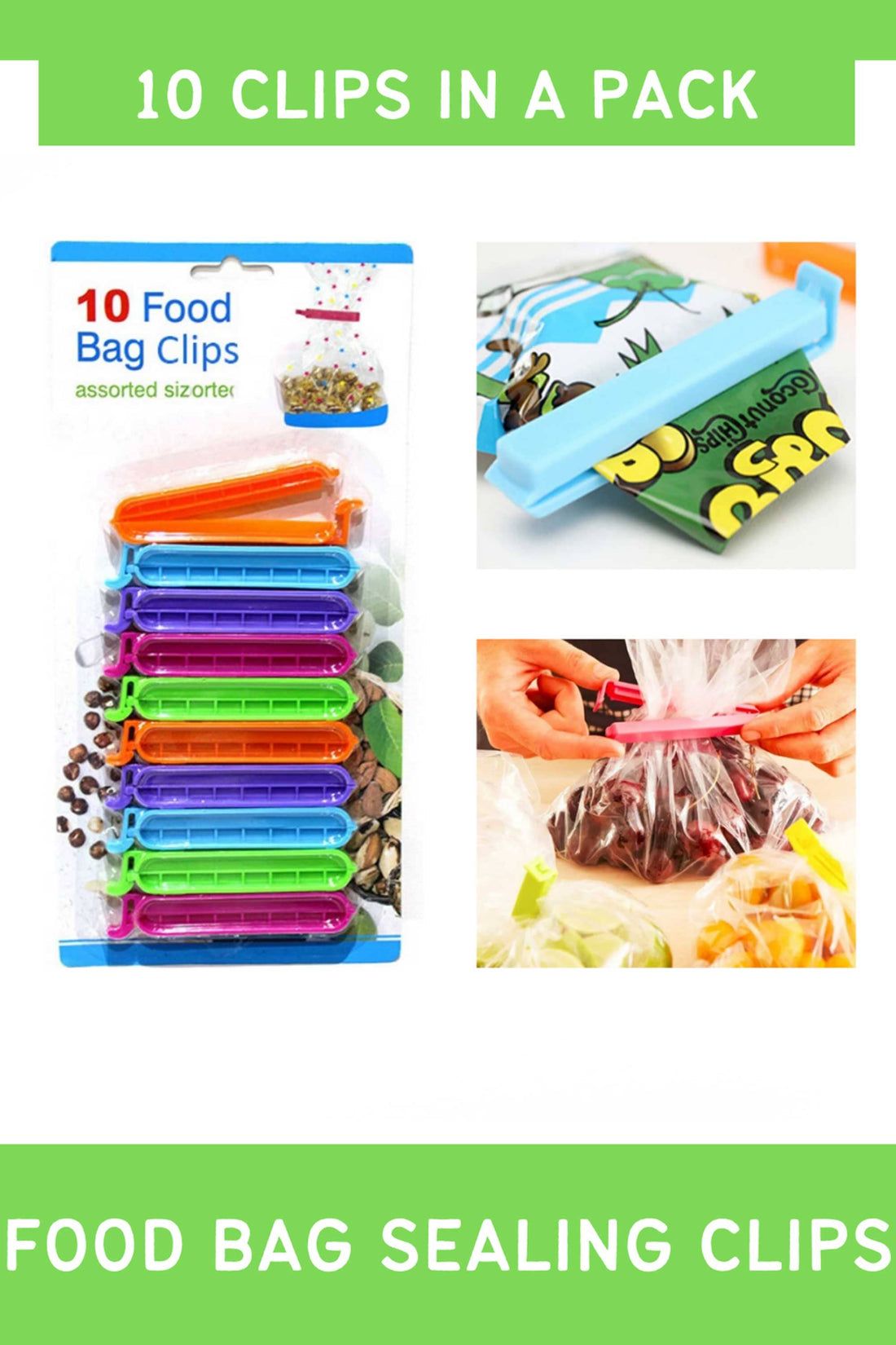 Food Packing Clip (Pack Of 16)