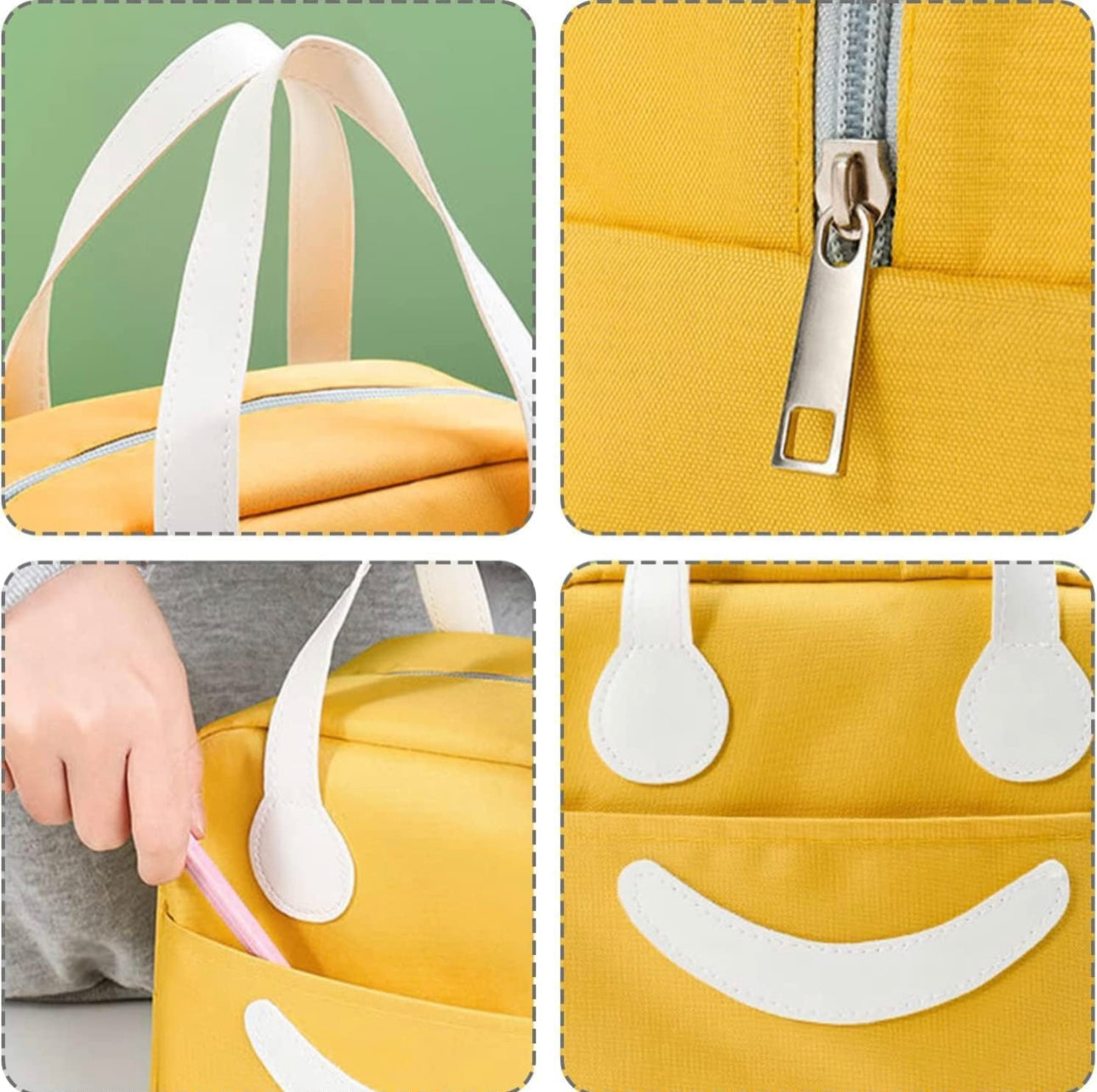 Insulated Smily Lunch Bag