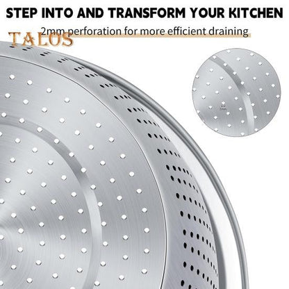 Stainless Steel Drain Basket 25CM Diameter