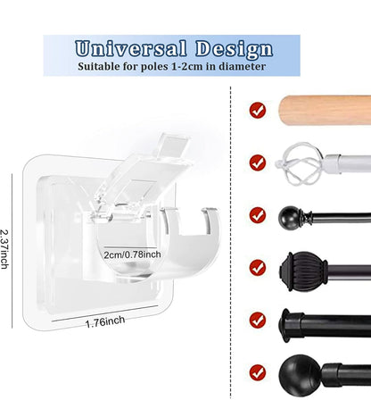 Curtain Rod Holder (Pack Of 2)