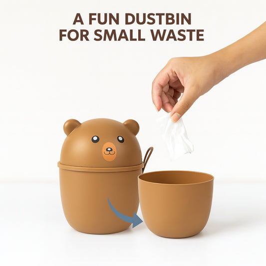 Mini Teddy Dustbin
