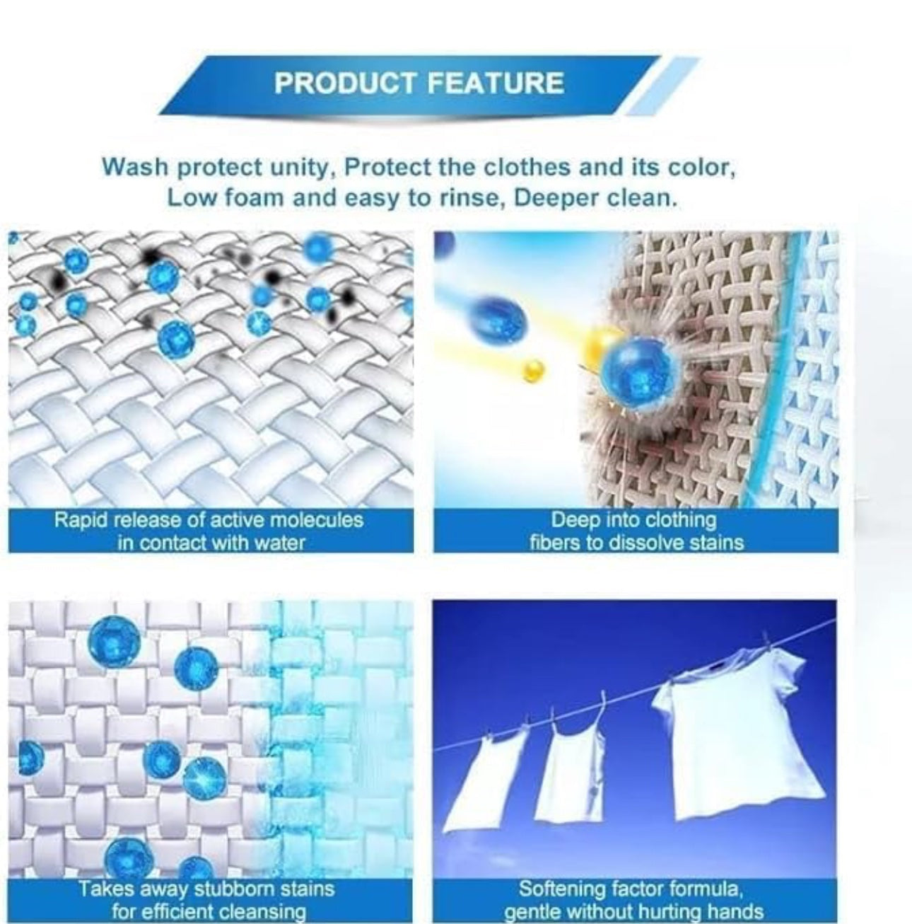 Laundry Liquid Gel Stains Capsules