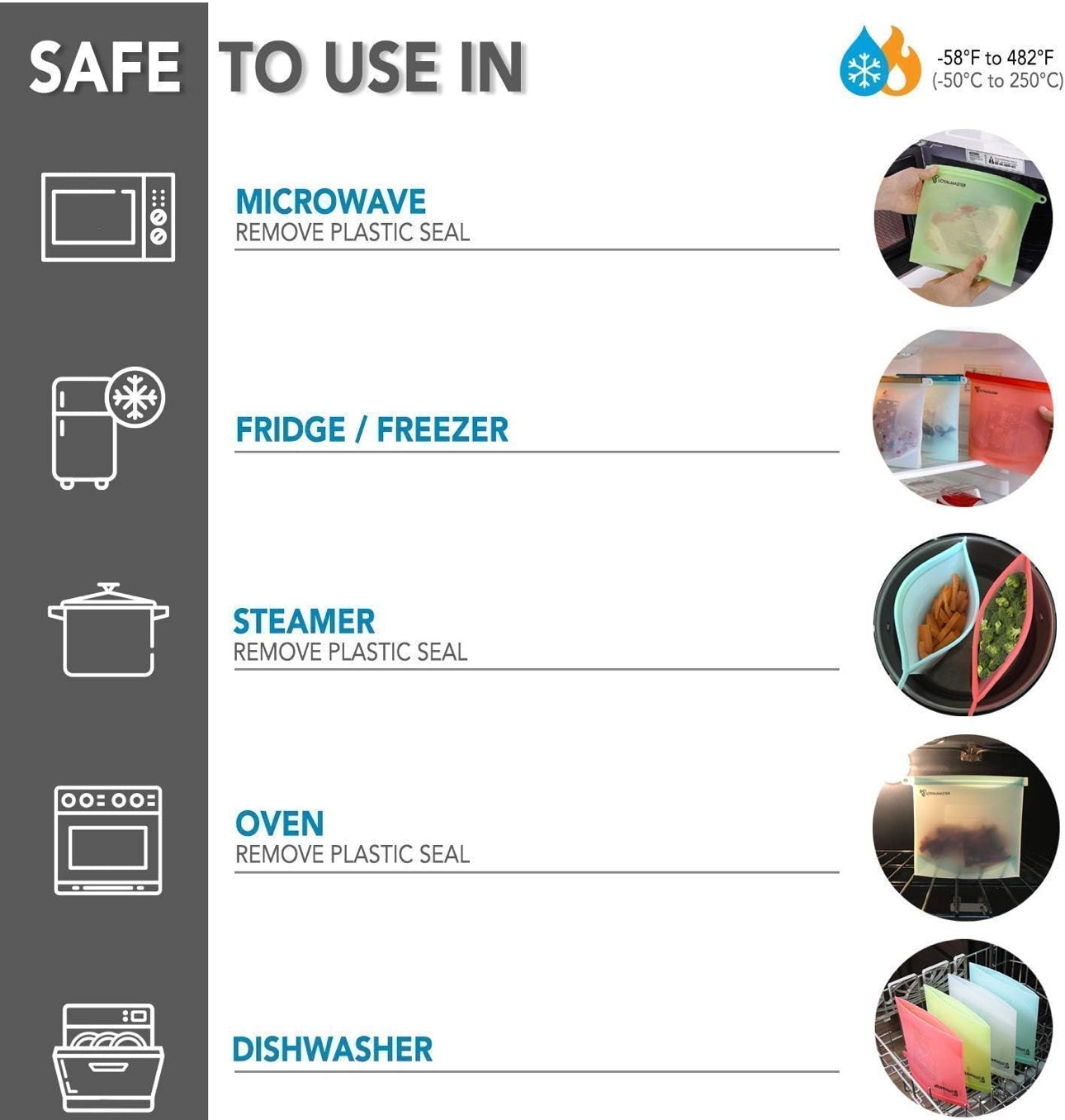 Silicone Storage Bags