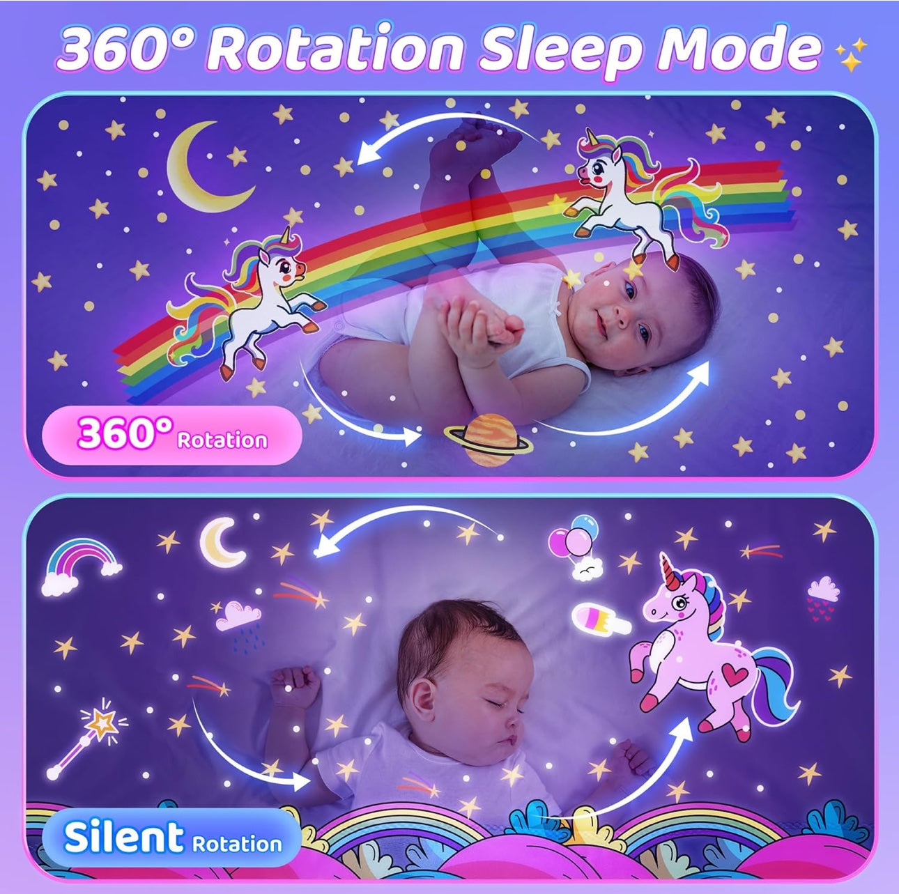 Night Light Projector With Sounds
