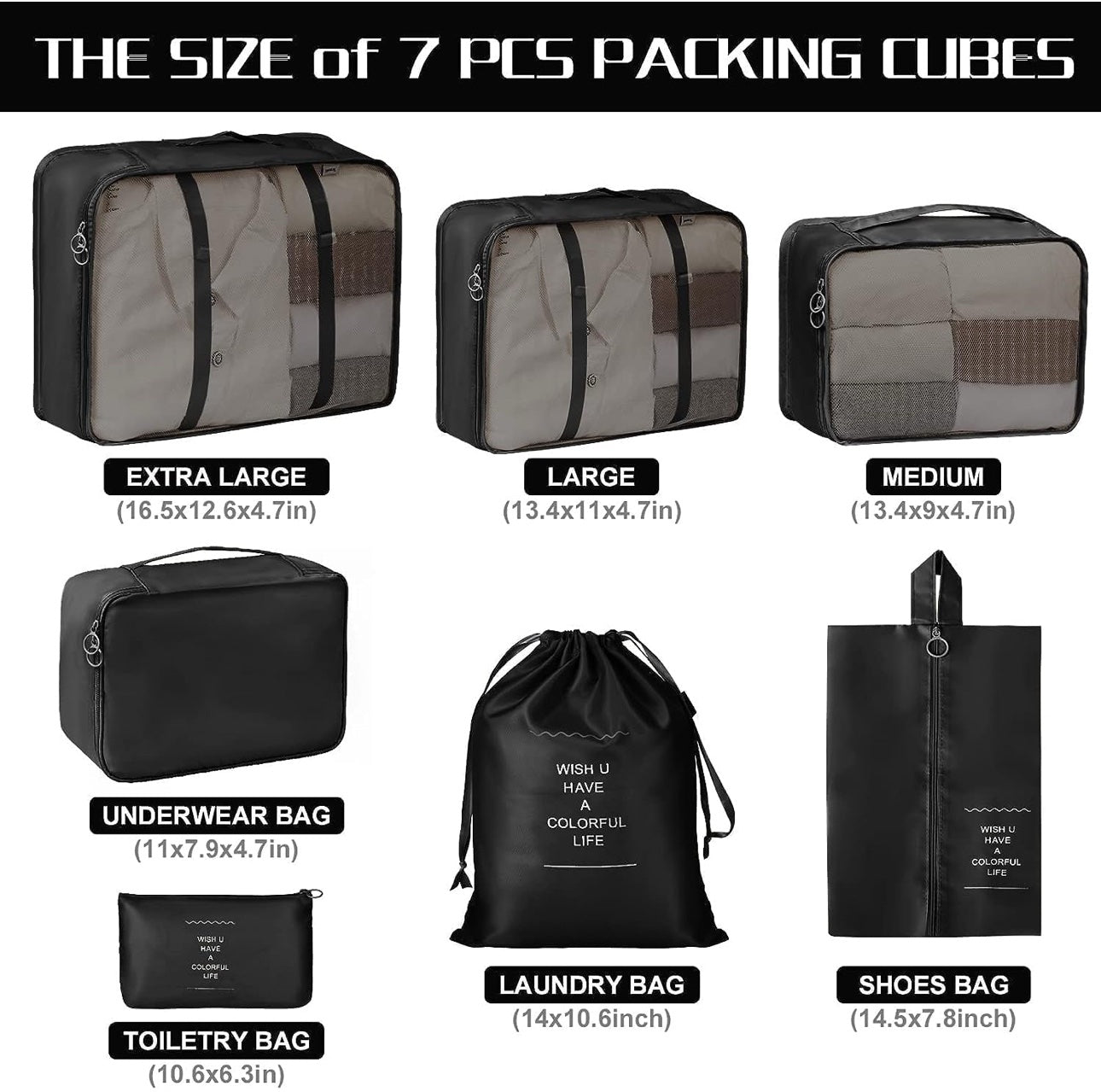 6 In 1 Travel Bags