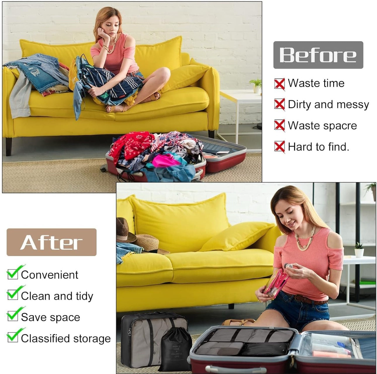 6 In 1 Travel Bags