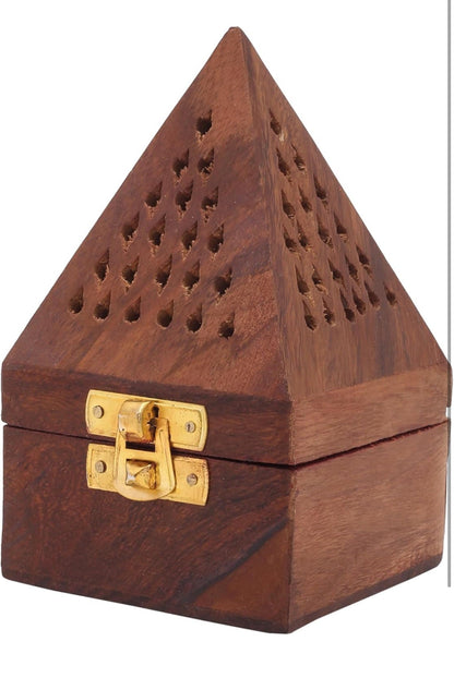 Wooden Sambrani Stand