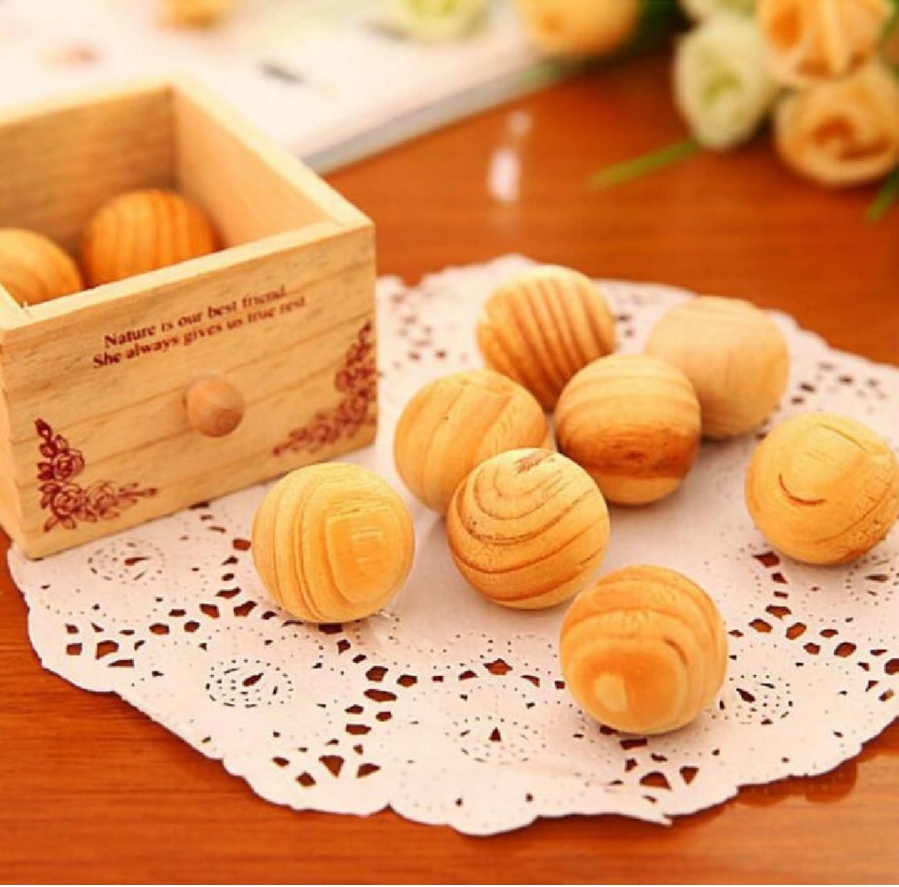 Wooden Aroma Ball
