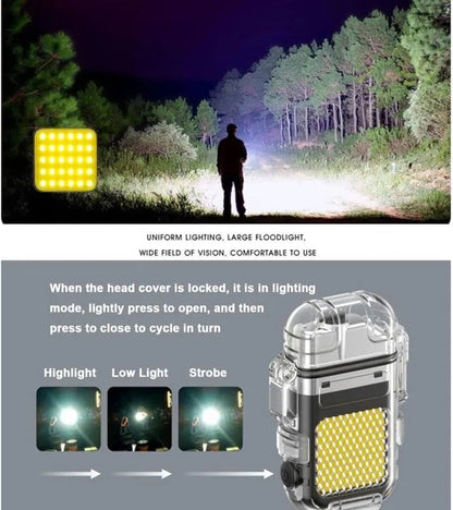 Electric Lighter With Emergency Light