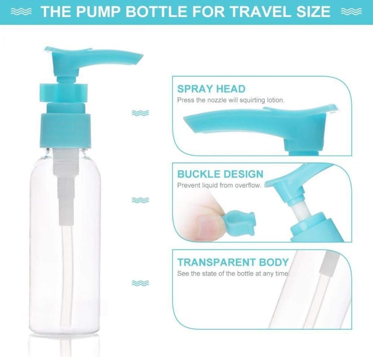 Portable Travel Cosmetic Bottles