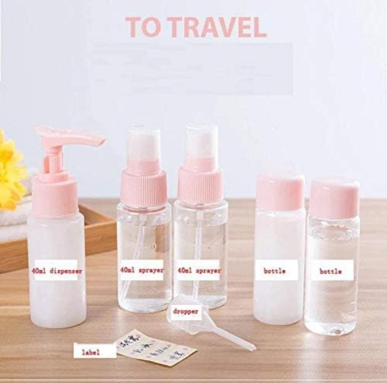 Portable Travel Cosmetic Bottles