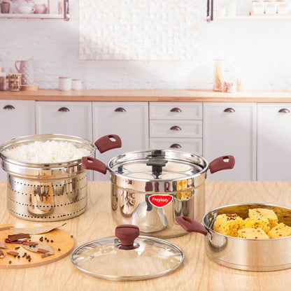 Stainless Steel All In One Multicook Pot