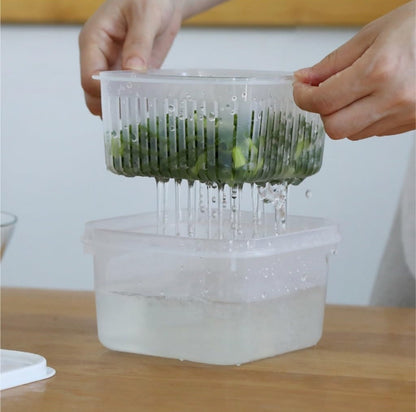 Fridge Box With Drainer