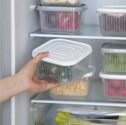 Fridge Box With Drainer
