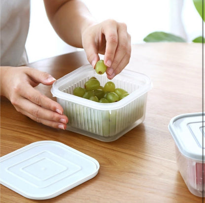 Fridge Box With Drainer
