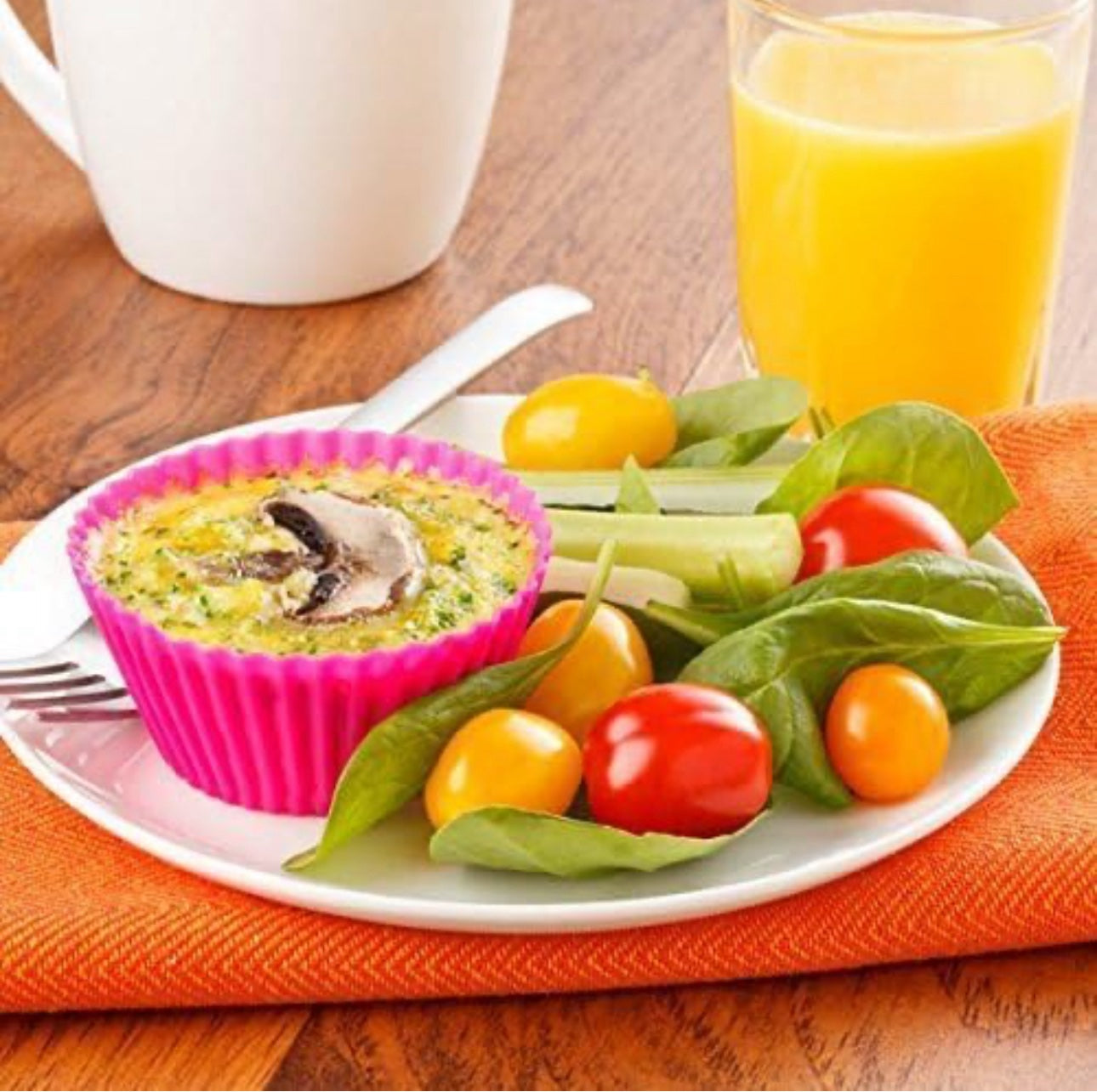 Silicone  Baking Cups(Pack Of 12)