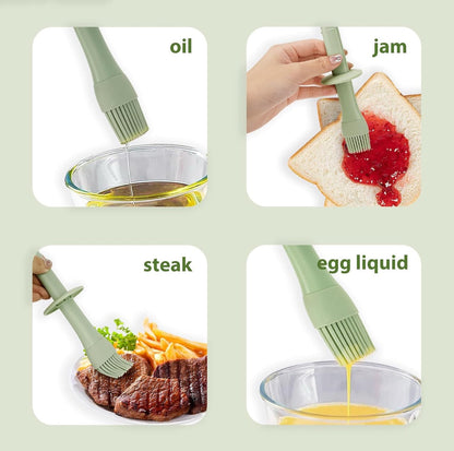Oil Dispenser Bottle with Silicone Brush,