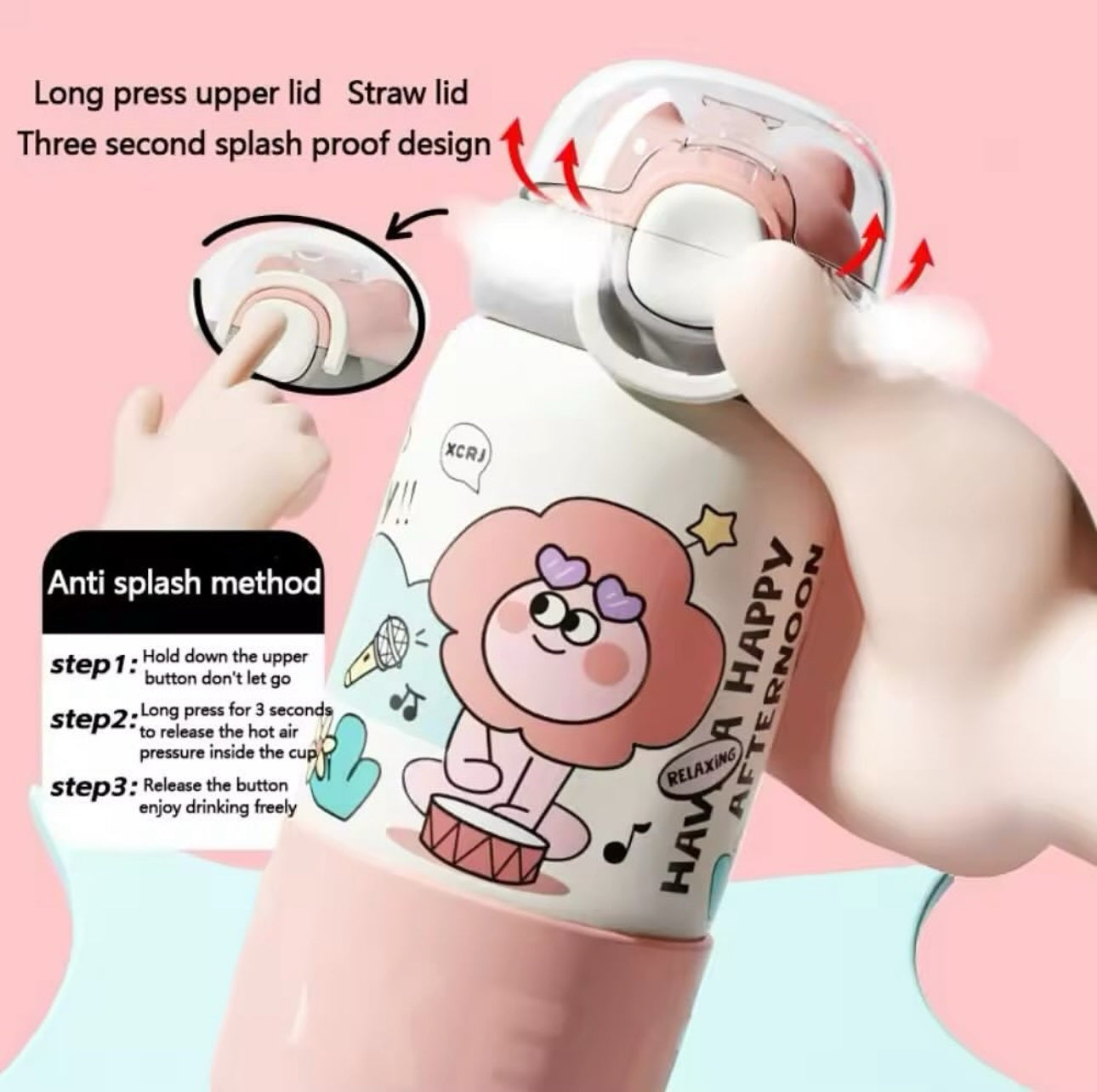 Insulated Steel Sipper Bottle 500ML