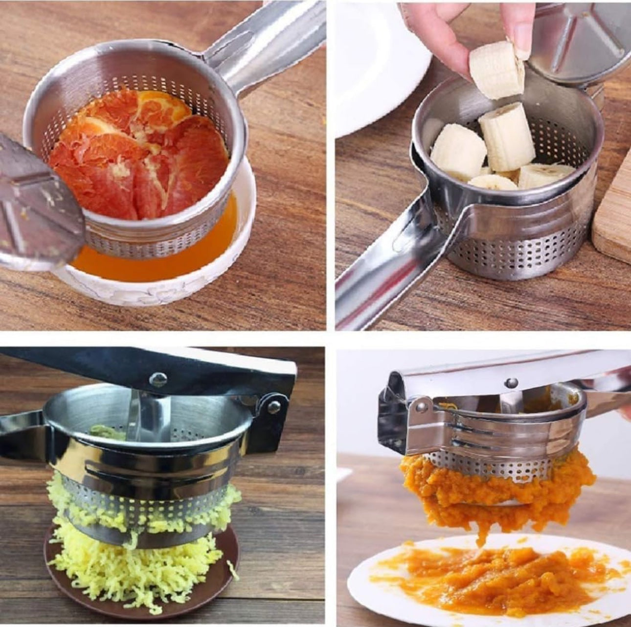 Manual Hand Press Fruit Juicer | Instant Manual Vegetable And Fruit Press Squeezer