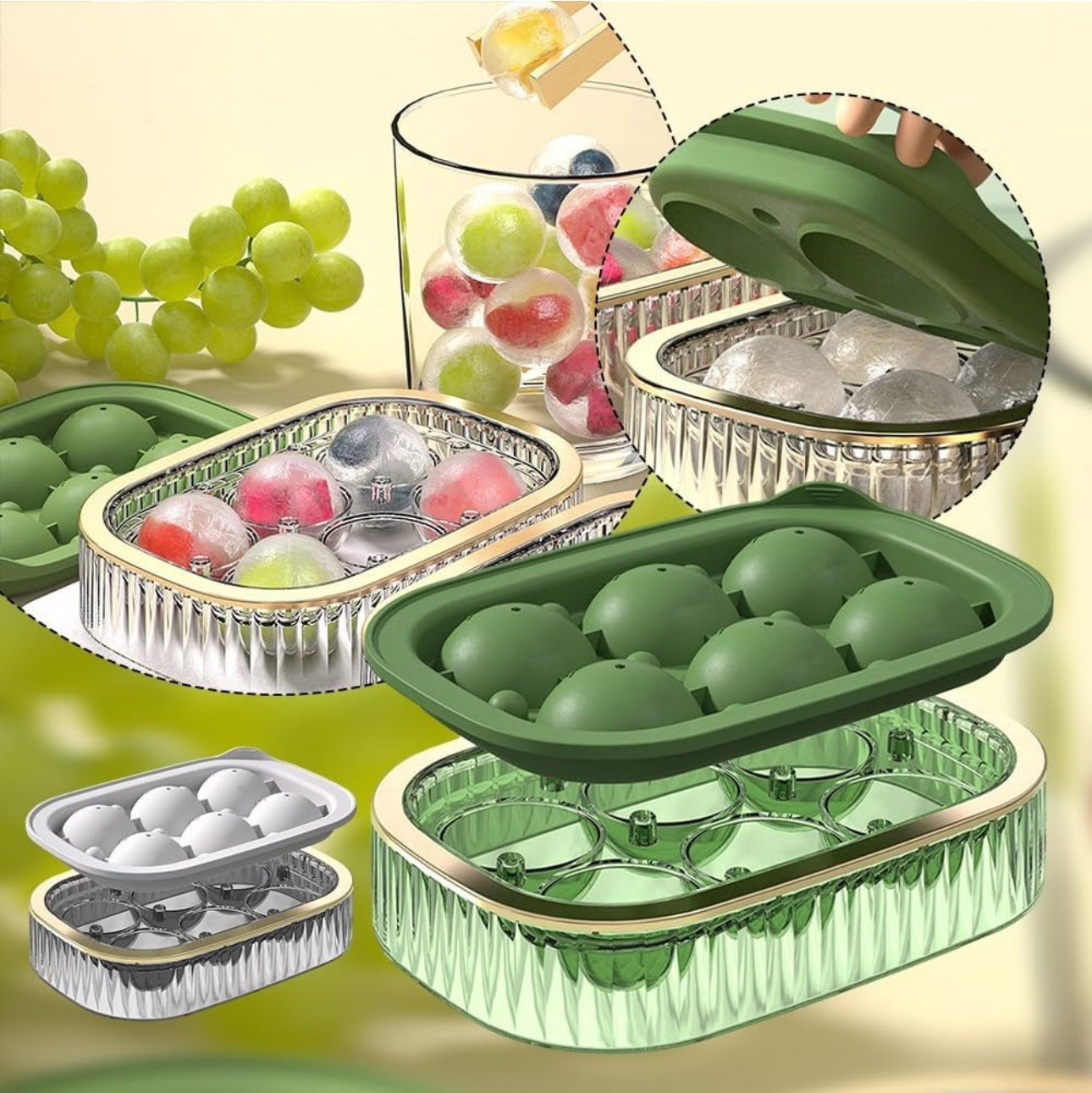 Silicone Ice Cube Trays
