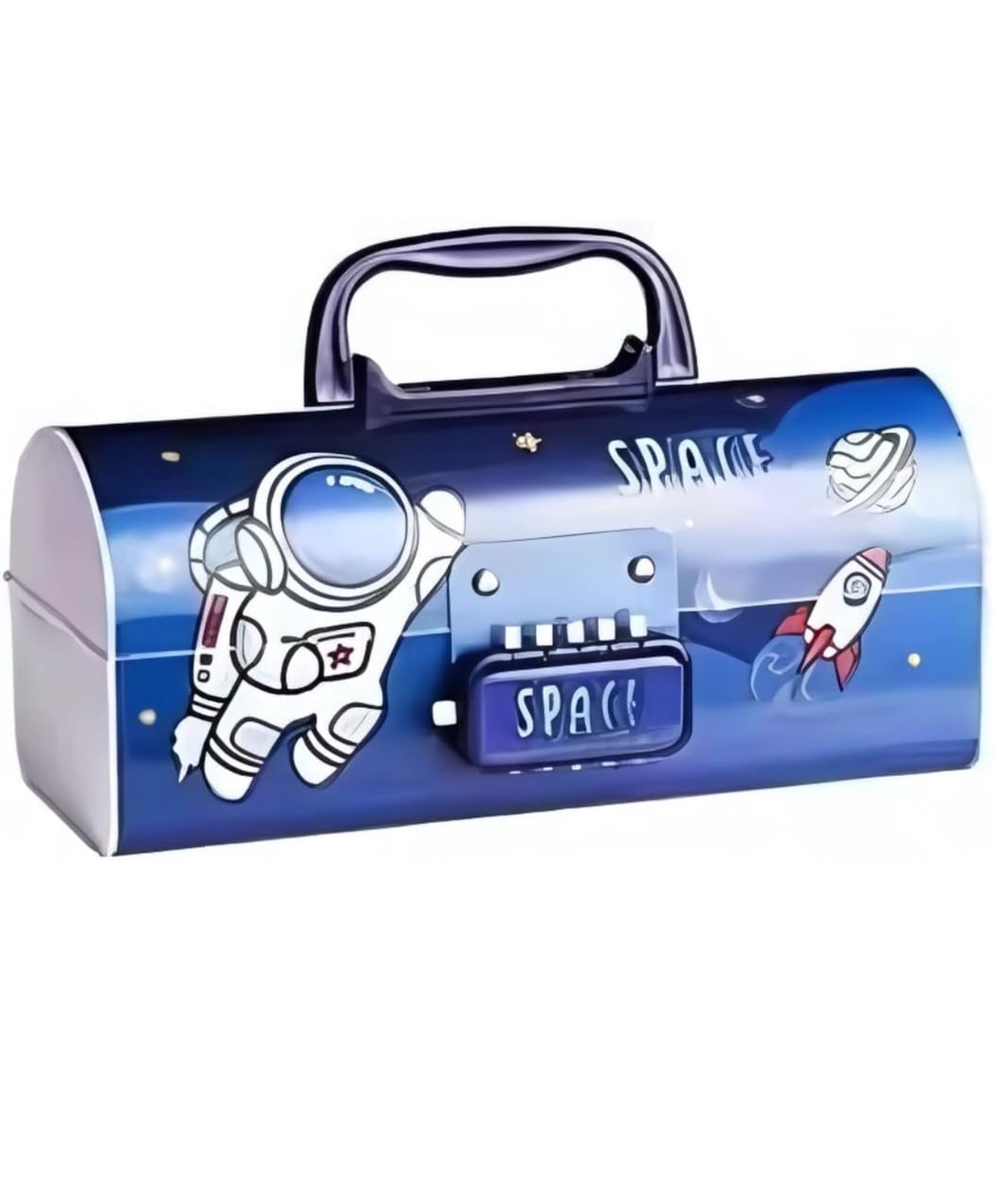 Pen & Pencil Box-Suitcase Style Password Lock