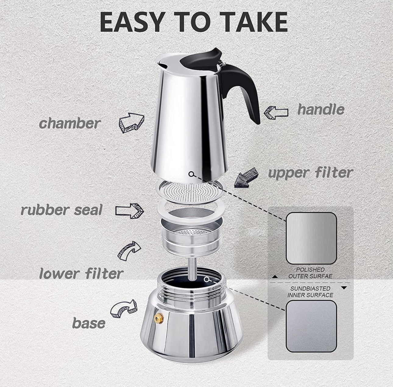 Ss Espresso Cofee Maker