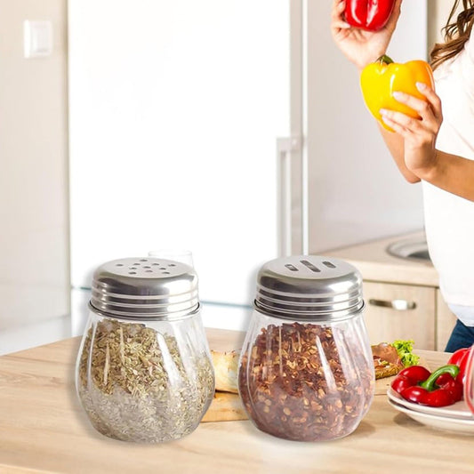 Oregano & Chilli Flake Dispenser Set (Set of 2)