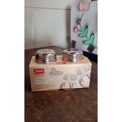 Oregano & Chilli Flake Dispenser Set (Set of 2)