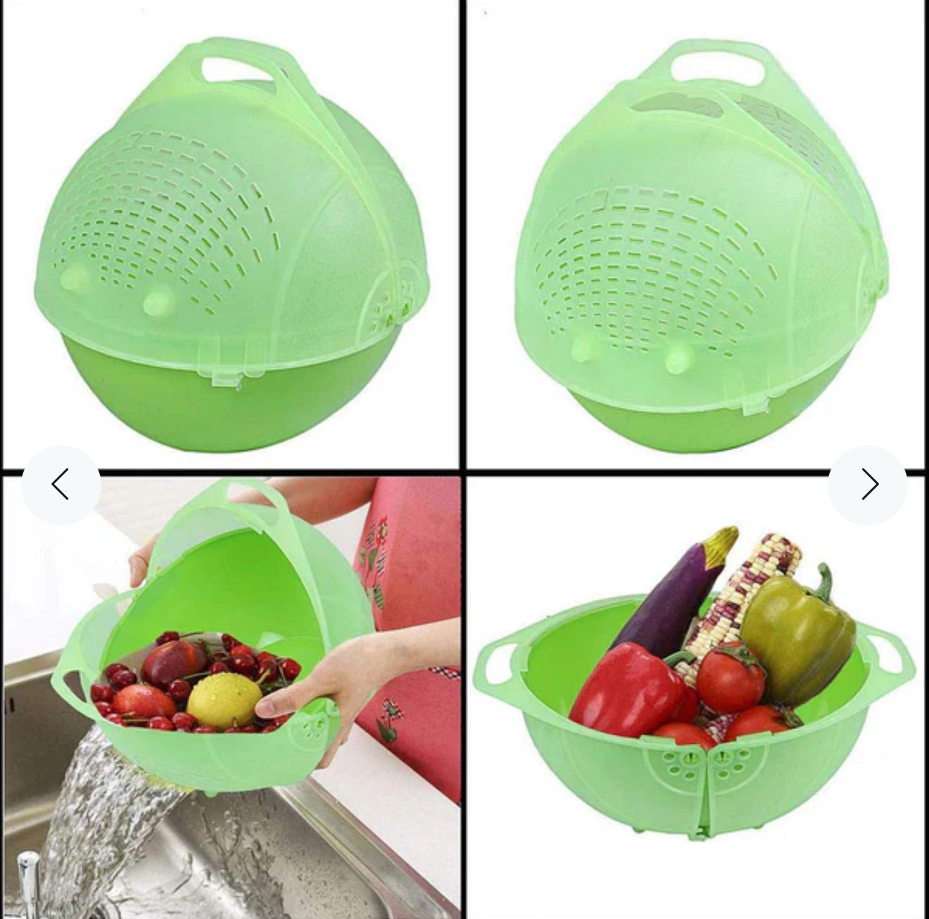 Smart Basket 3in1 Multiuse Fruit And Vegetable Bowl
