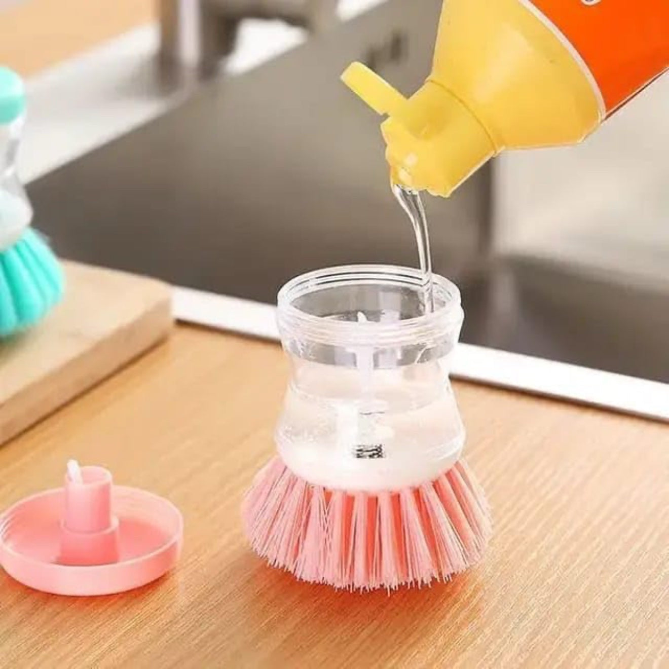 Liquid Dish Washing Scrubber