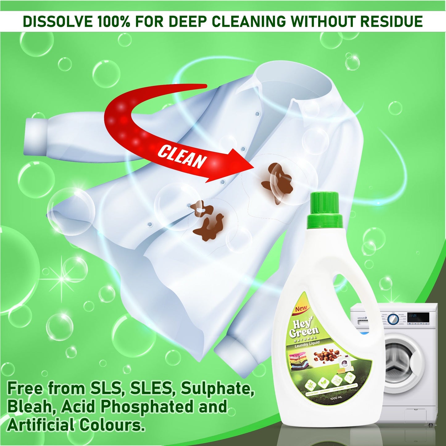 Hey Green Natural Laundry Liquid