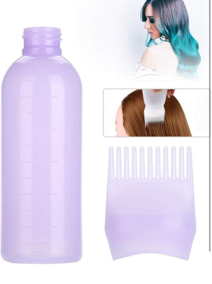 Hair Dye Bottle With Comb
