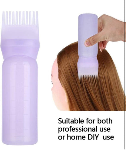 Hair Dye Bottle With Comb