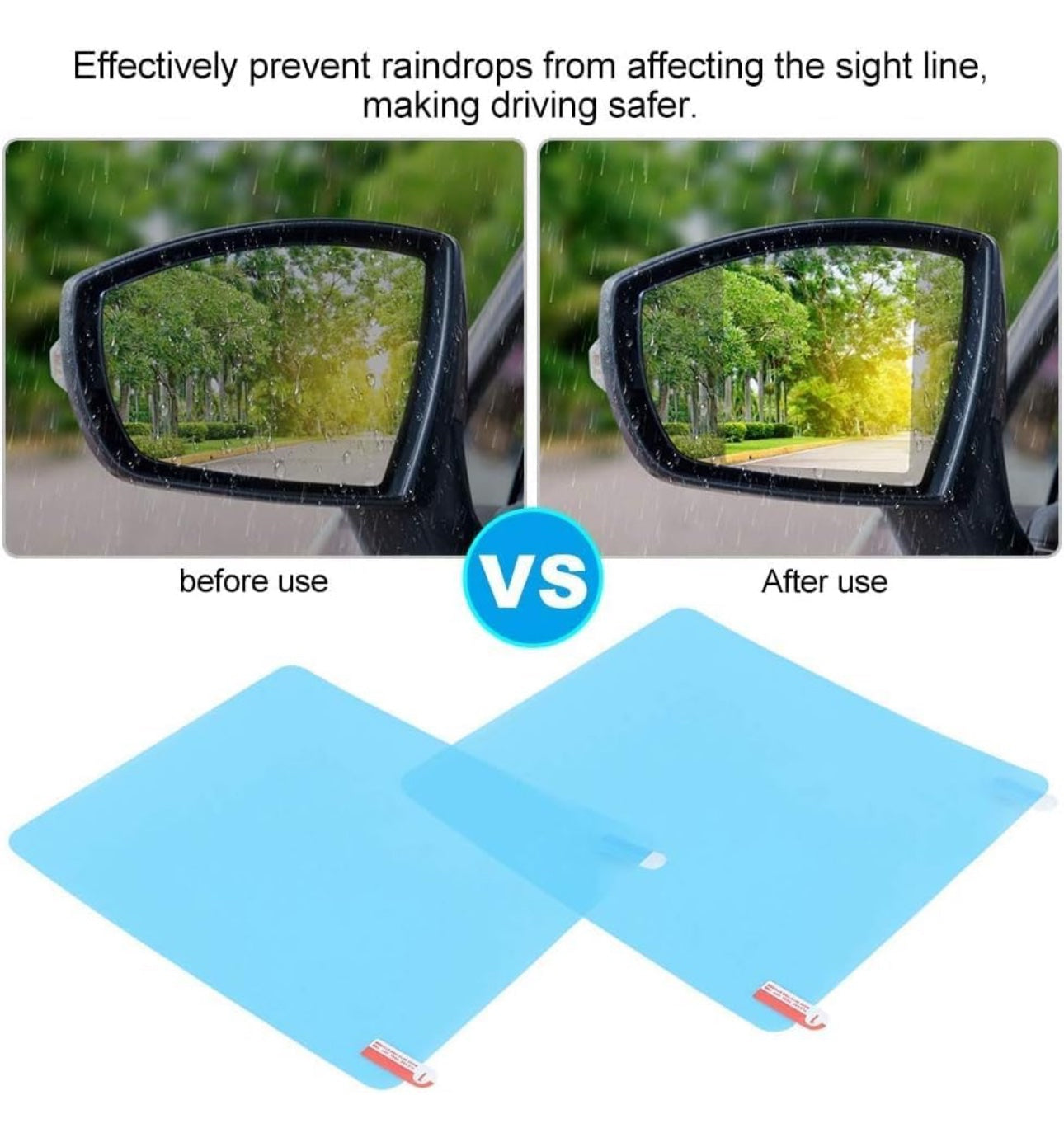 Anti Fogg Film for Car & Bike