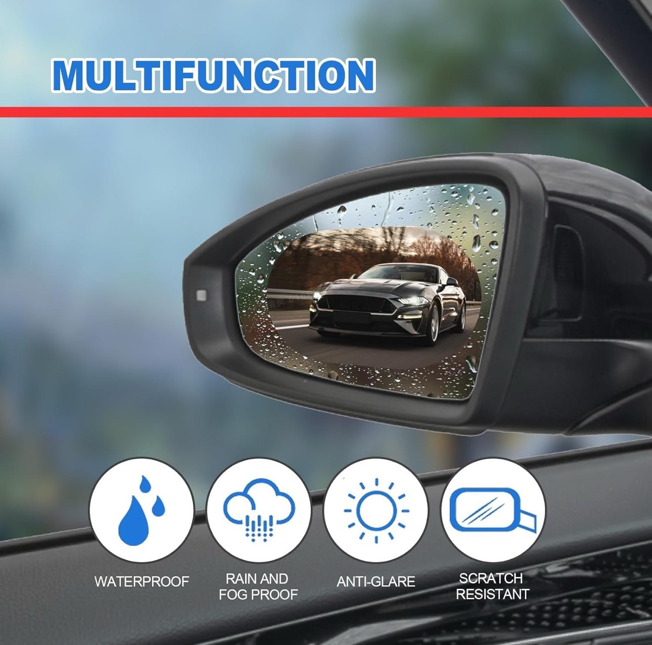 Anti Fogg Film for Car & Bike