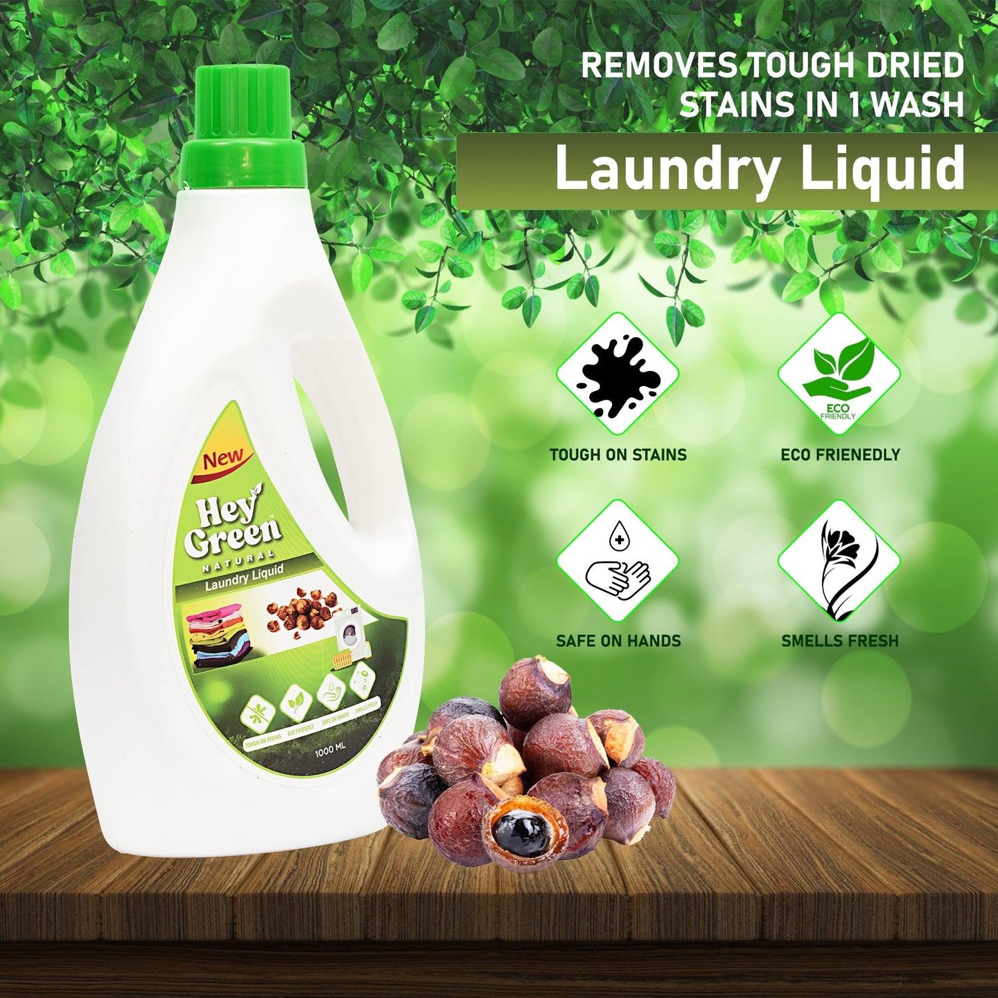 Hey Green Natural Laundry Liquid