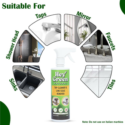 Hey Green Tap Cleaner & Lime Scale Remover
