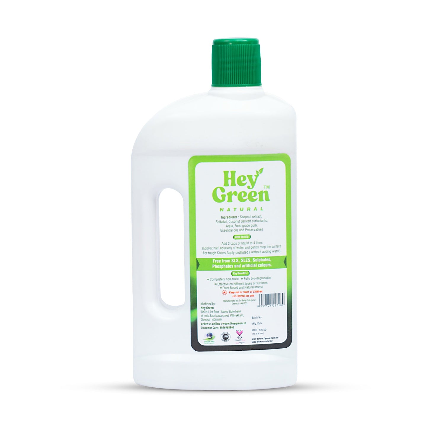 Hey Green Natural Floor Cleaner
