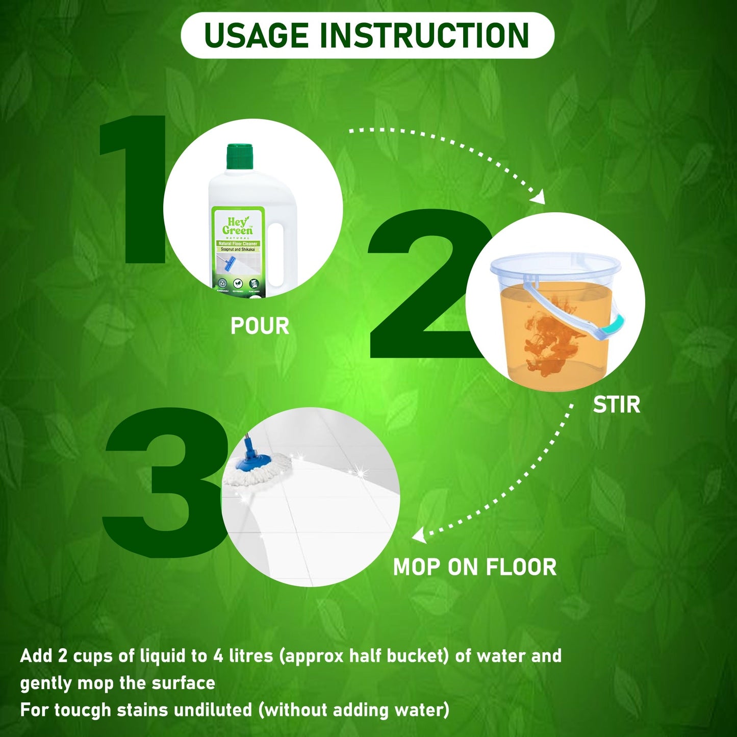 Hey Green Natural Floor Cleaner