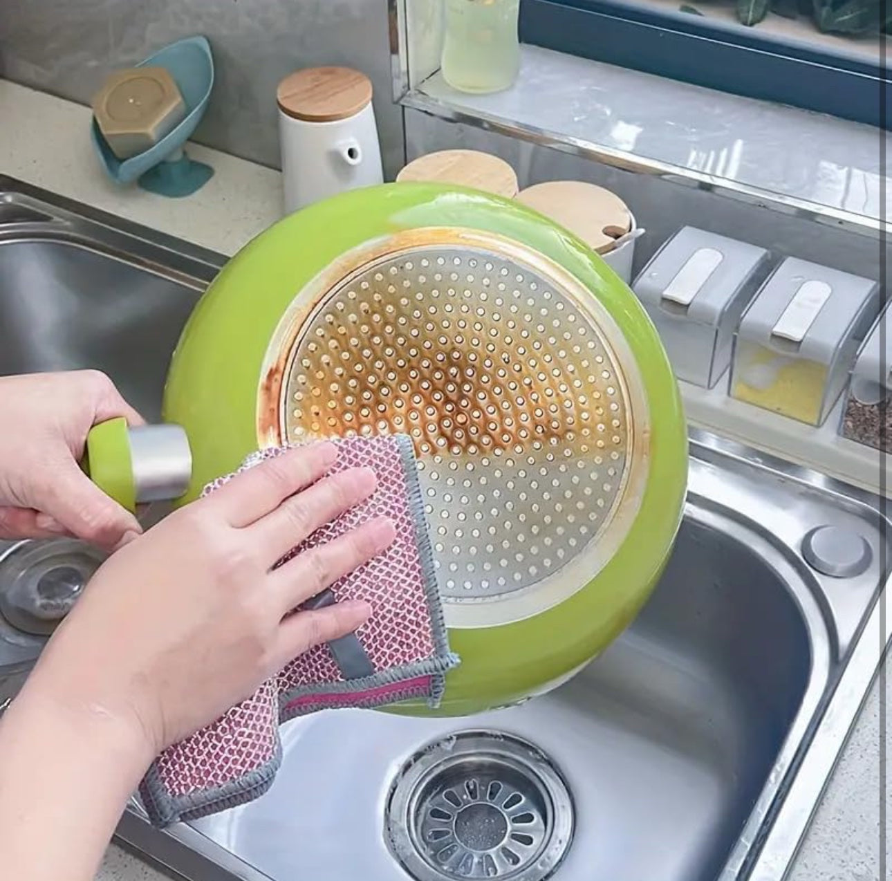 Dish Wash Cloth Dual Side