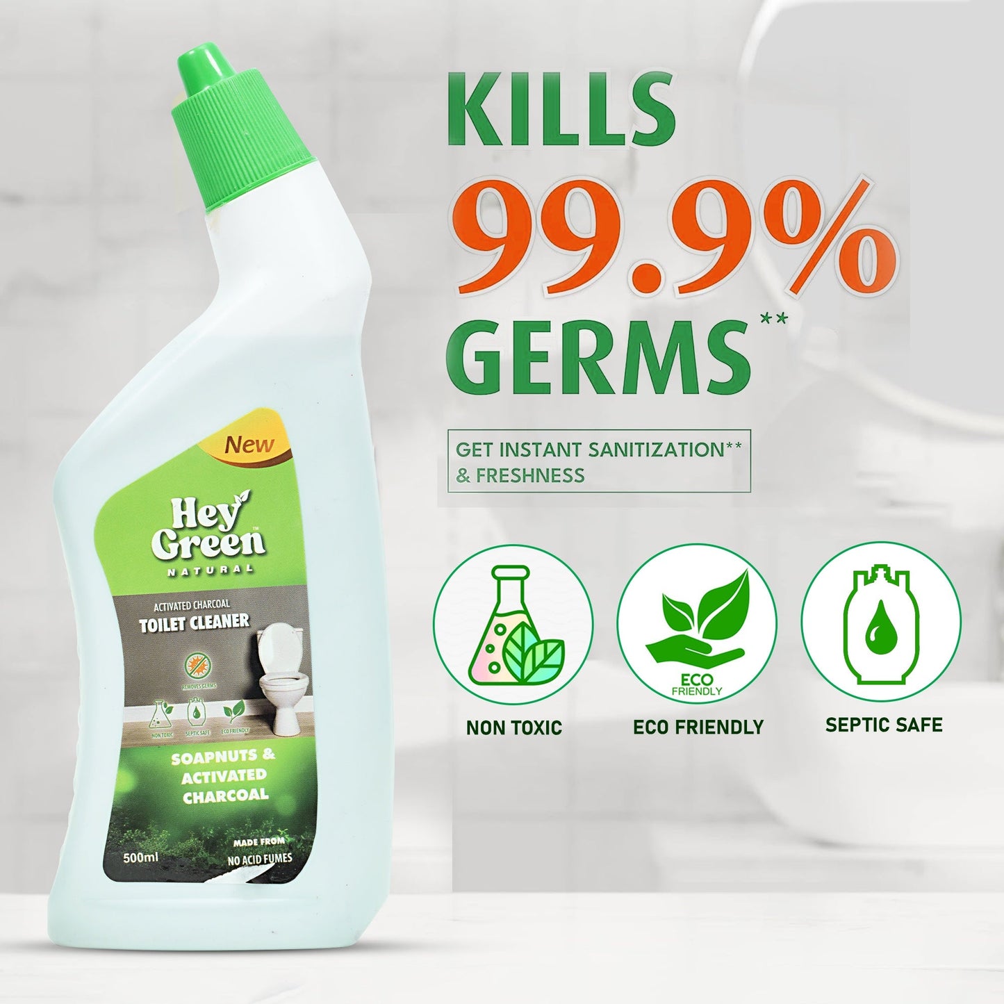 Hey Green Natural Toilet Cleaner