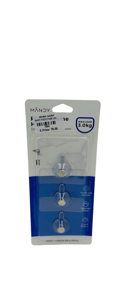 Photo Frame Hook High Quality (Pack Of 3)