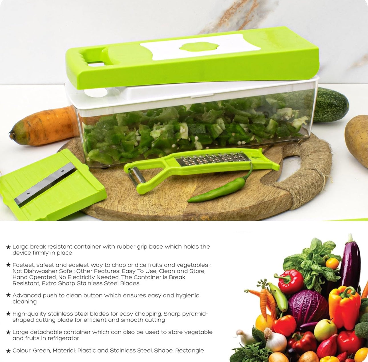 Nicer Diser 11 In 1 Cutter Chopper