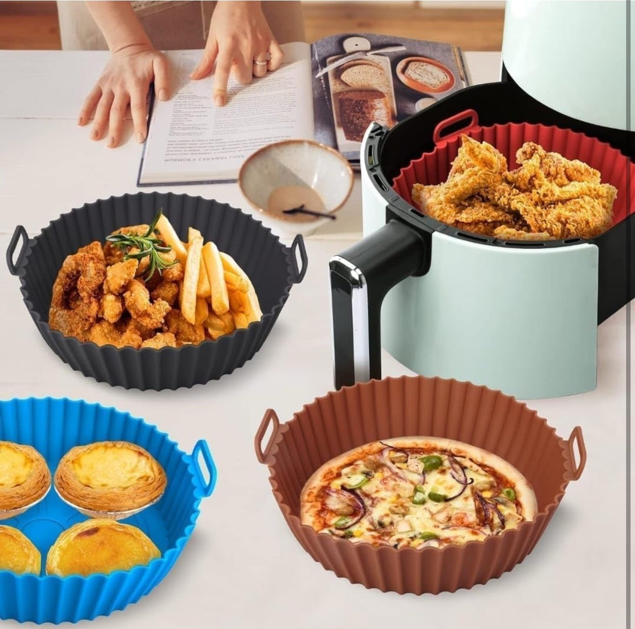 Silicone Round Shape Baking  Basket