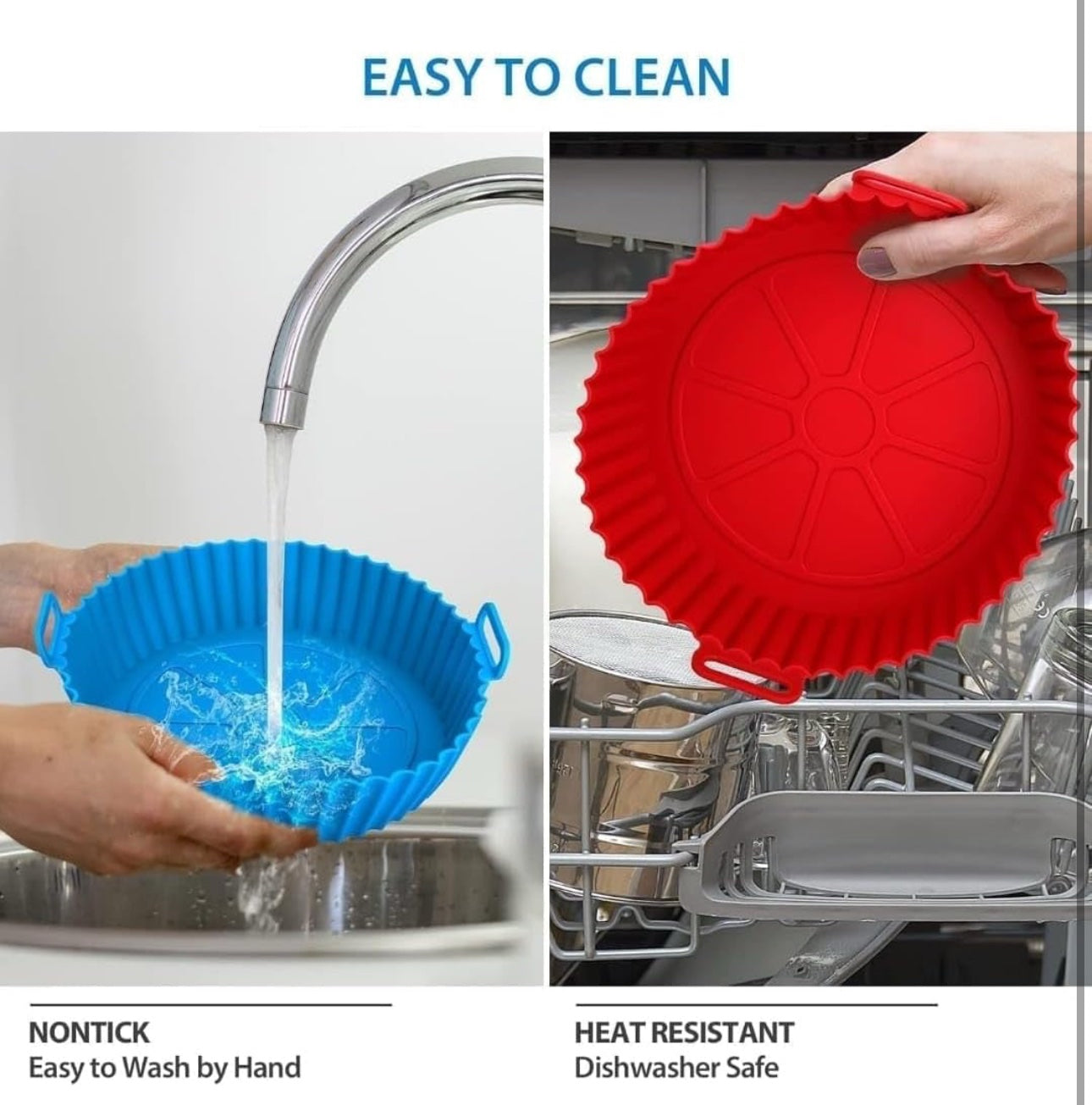 Silicone Round Shape Baking  Basket
