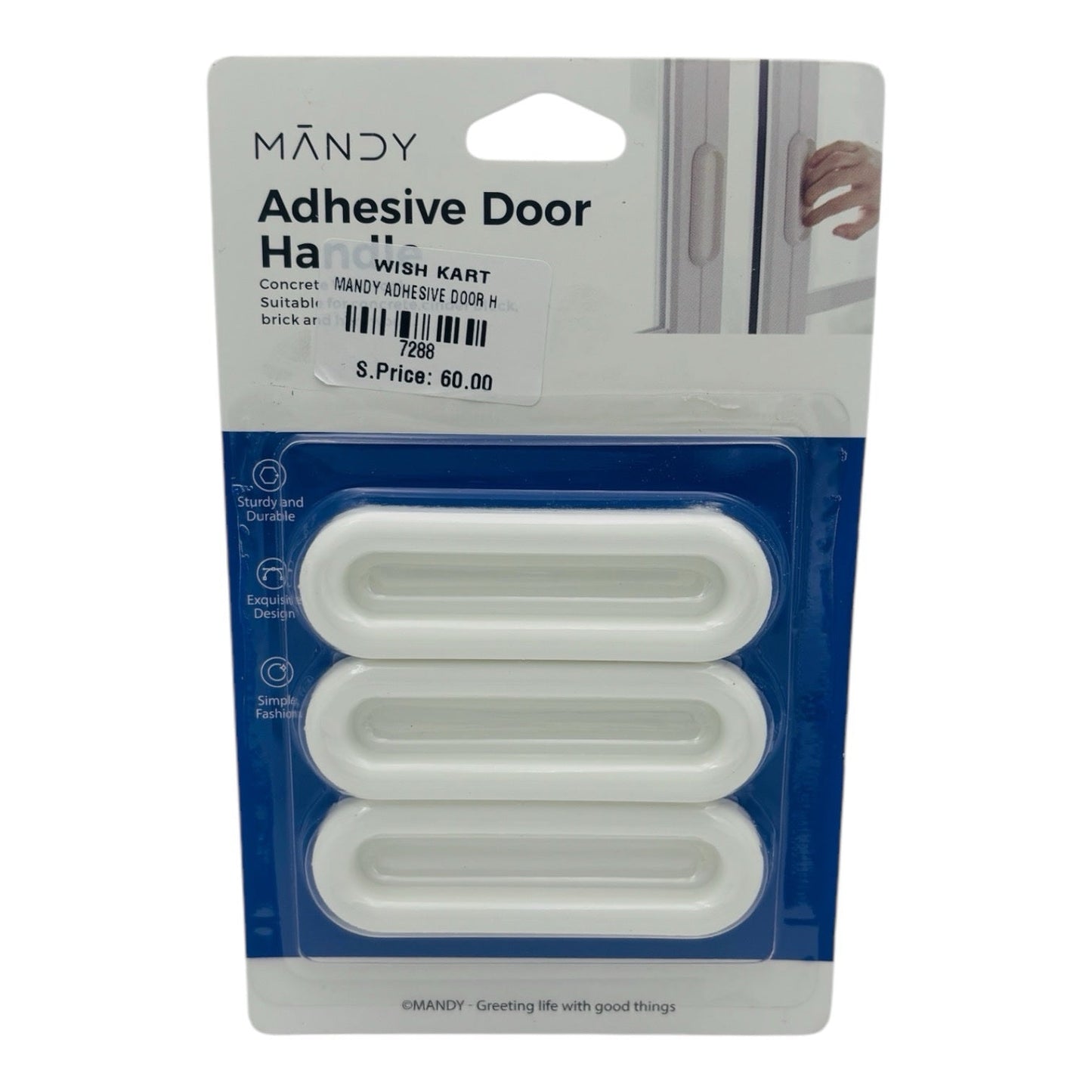 Sliding Door Sticker Handle (Pack Of 3)