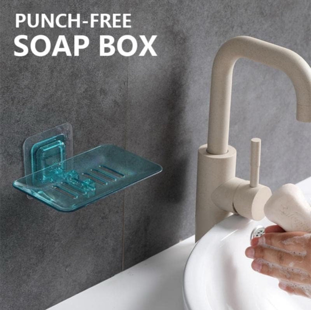 Soap Stand Wall Mounted (Pack Of 2 )