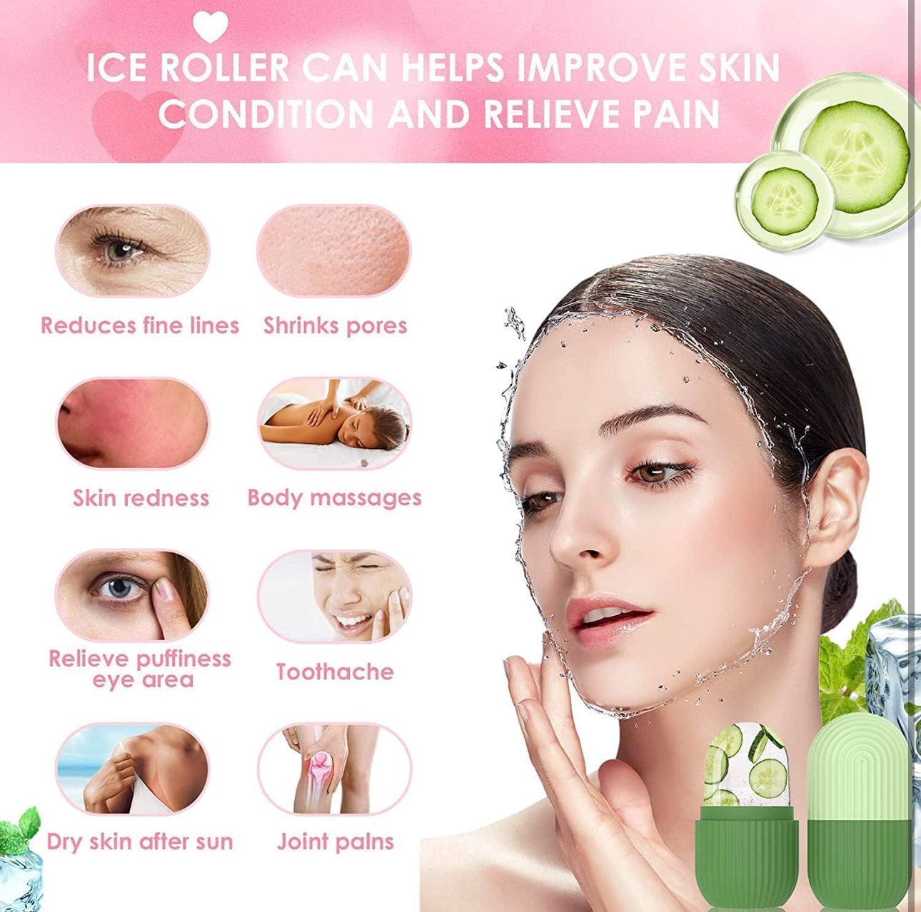 Face Massager Ice Roller (High Quality)