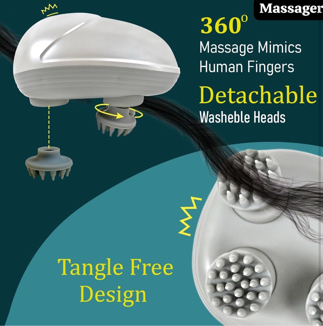 Electric Head & Scalp Massager